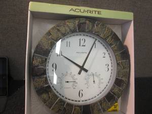 Acurite 14 inch IndoorOutdoor Cloc...