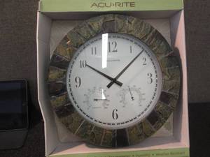 Acurite 14 inch IndoorOutdoor Cloc...