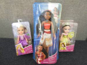 3 Disney Princess Dolls V2...