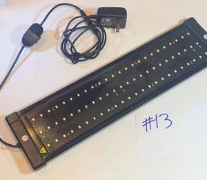 Nicrew Aquarium Light 16 Long blue and white, tested works great very bright unknown lumens and other lighting output