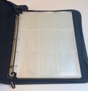 Trading card and or sports card binder with 25 pages of card sleeves