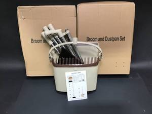 Lot Of 3 Broom and Dustpan Sets