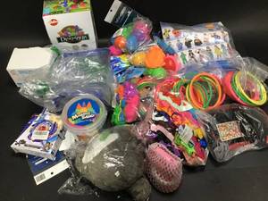 HUGE Lot Of Mixed Childrens Toys Magnetic Sand, BeyBlade Spinner, Bath Toys, Costumes and MORE