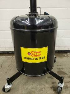 lot 3 image: Rolling Oil Drain Can