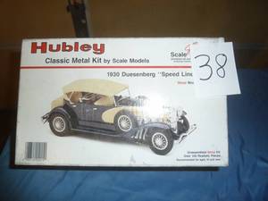 Hubley 1930 Duesenberg Metal Car Kit