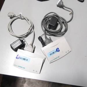 lot 11 image: Lot of 2 HP JETDIRECT 170X wpower adapters and cables