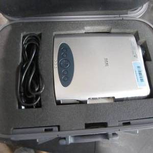 lot 22 image: TOSHIBA LCD Projector in locking case with assecorries
