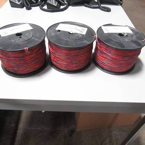 lot 29 image: Lot of 3 New spools of Cross Connect Wire  1000FT each