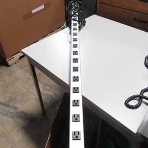 lot 48 image: Large power strip,  16 oulets, length 48 inches
