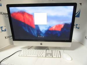 lot 2 image: APPLE 27 inch ALL IN ONE New thin Version&nbspIntel Core i5 46903.50GHz