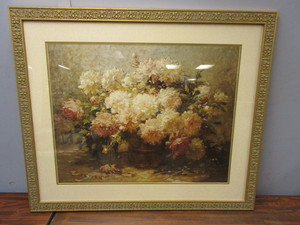 lot 730 image: ABBOTT GRAVES PRINT, FRAMED