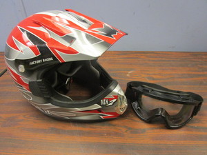 lot 750 image: RAIDER FACTORY RACING HELMET, XXL