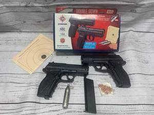 lot 6 image: Lot of 2 Crossman BB Pistols