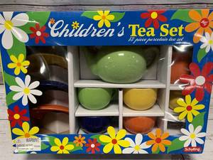 lot 17 image: Schylling 13pc Childrens Tea Set New