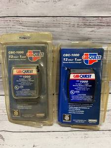 lot 29 image: Lot of 2 Carquest Battery Tender Trickle Chargers New