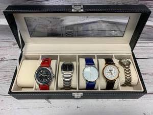 lot 54 image: Lot of 5 Watches & Case