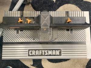 lot 63 image: Craftsman Made in USA Router Table