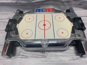 lot 65 image: Classic Electric Air Hockey Game (works well)