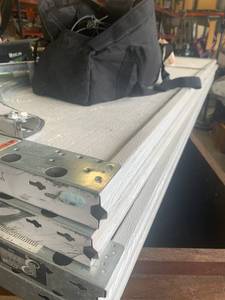 lot 90 image: Raised Panel Garage Door 9 wide 7 high (used for a short time)