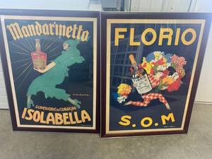 lot 101 image: 26 x 34  Artwork set of 2