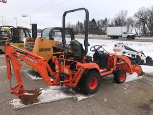 lot 8 image: 2014 Kubota Model BX25D Sub Compact Tractor Loader Backhoe