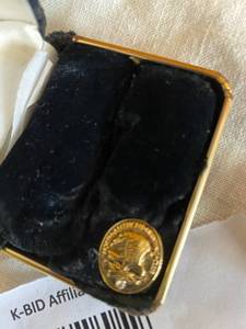 lot 28 image: North American Hunting Club Ring & Tie Pin
