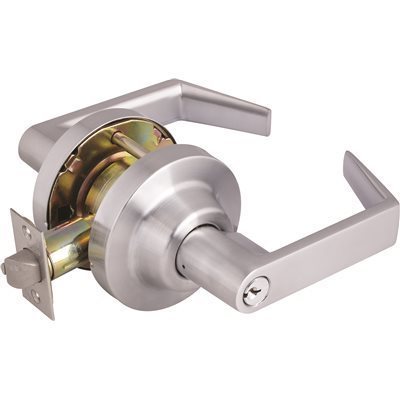 lot 49 image: CASE OF 10 - U.S Lock US3052SRL26D 3000 Series Grade 1 26D Leverset - Classroom, Intruder, Dull Chrome