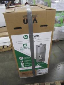 lot 13 image: A.O. Smith Signature 30-Gallon Short 30000-BTU Natural Gas Water Heater G6-S3030NV