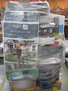 lot 38 image: WHOLESALE MIXED PALLET OF RETURNS - HOME DECOR AND SHOP EQUIPMENT