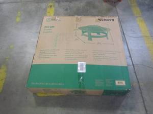 lot 66 image: Garden Treasures 35-in W BlackHigh Temperature Painted Steel Wood-Burning Fire Pit SRFP11406