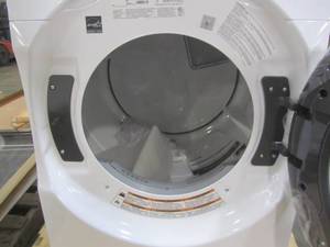 lot 74 image: Amana 7.4-cu ft Stackable Gas Dryer (White) ENERGY STAR NGD5800HW
