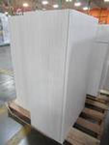 lot 262 image: Kitchen Wall Cabinets and Base in Washed Wood Finish. 1 Base and 5 Wall Cabinets total.