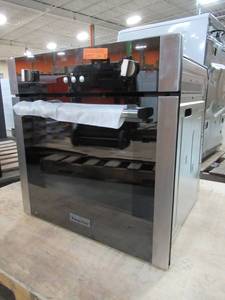 lot 288 image: Magic Chef 24 in. 2.2 cu. ft. Single Electric Wall Oven with Convection in Stainless Steel MCSWOE24S