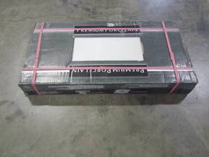 lot 130 image: MS International Onda Blanco 12 in. x 24 in. Glazed Porcelain Floor and Wall Tile (16 sq. ft.  case) NHDONDBLA1224