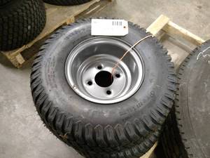 lot 18 image: (2) New Premium 18x9.5-8 Tires on 4...