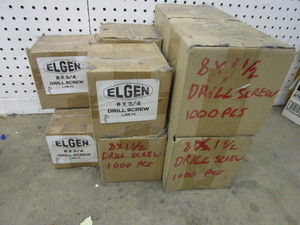 ELGEN DRILL SCREWS - BRAND NEW