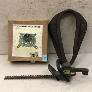 lot 19 image: Hedge Trimmer, Tree Stand & Etc.