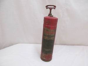 lot 6 image: antique fire extinguisher