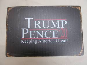 lot 64 image: metal sign