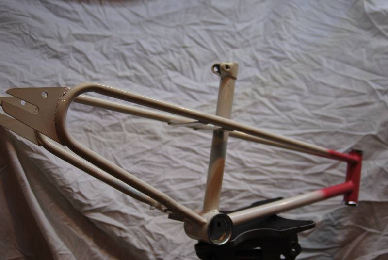 Twin top discount tube bmx frame