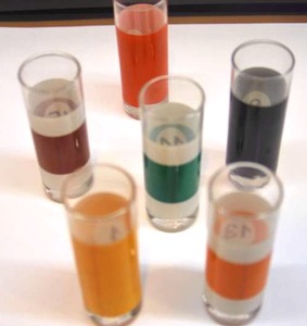 lot 27 image: Billiard shot glasses