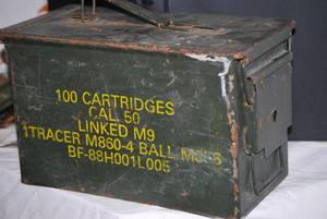 lot 35 image: 50 cal. ammo box