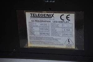 lot 54 image: Telegenix Ultra graphix LED display board