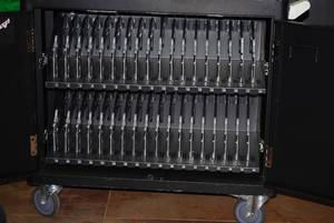 lot 22 image: Aver c361 multi port charging cart