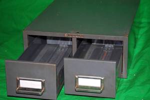 Steelmaster Index Card File 2 drawer cabinet