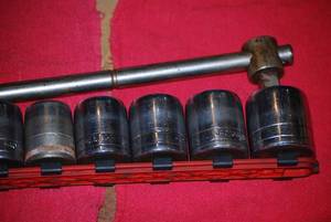 SK TOOLS 9 piece 12 drive SAE socket set