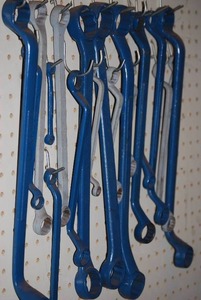 Box end wrenches all U.S.A. tools