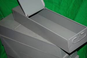 5 Vintage Partshardware metal storage boxes