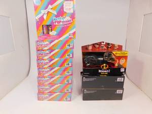 lot 18 image: Lot of 8 Party Pop Teenies and Lot of 3 Incredible Elastic Arm