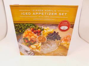 lot 42 image: 12 Piece Acrylic Iced Appetizer Set